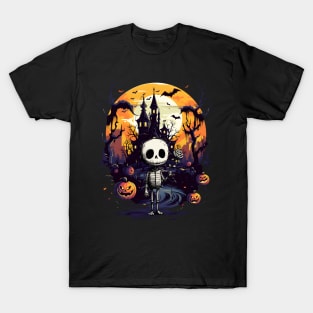 Halloween Trick Or Treat Cute Halloween Skeleton In Love T-Shirt